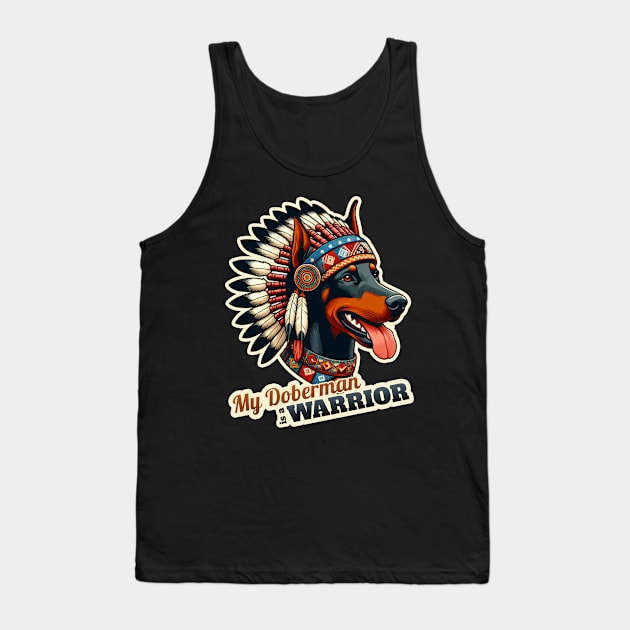 Indian Doberman Tank Top by k9-tee